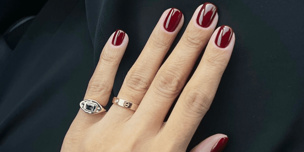 Drink Up These 17 Cherry Mocha Nail Ideas All Fall Long