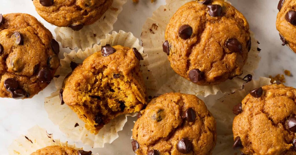 Pumpkin Chocolate Chip Muffins Recipe