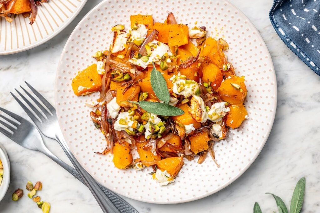 Butternut Squash Bake with Goat Cheese